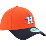 Houston Astros New Era 9FORTY Velcro Adjustable Hat - Orange/Navy