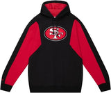 San Francisco 49ers Color Block 2.0 Fleece Mitchell & Ness Pullover Hoodie