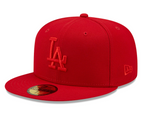 Los Angeles Dodgers Red On Red New Era 59FIFTY Fitted Hat