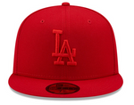 Los Angeles Dodgers Red On Red New Era 59FIFTY Fitted Hat