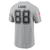 Dallas Cowboys CeeDee Lamb Official NFL Adult 2024 Salute To Service Nike T-Shirt