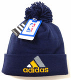 Indiana Pacers Adidas Winter Knit Ski Cuffed Beanie With Pom - Navy