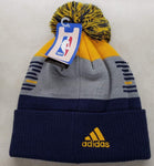 Indiana Pacers Adidas Multi Color Winter Knit Ski Cuffed Beanie With Pom