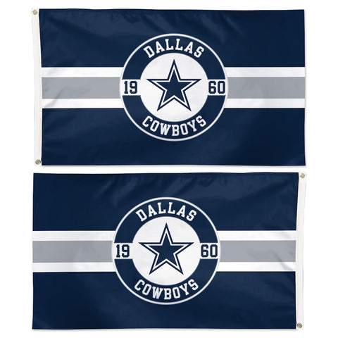 Dallas Cowboys Wincraft 3’ x 5’ Double Sided Embroidered Applique Flag