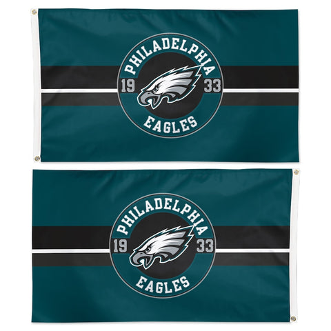 Philadelphia Eagles Wincraft 3’ x 5’ Double Sided Embroidered Applique Flag