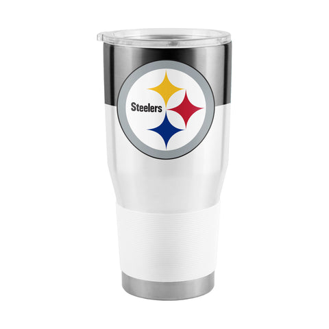 Pittsburgh Steelers Color Block Stainless Steel 30oz Ultra Tumbler