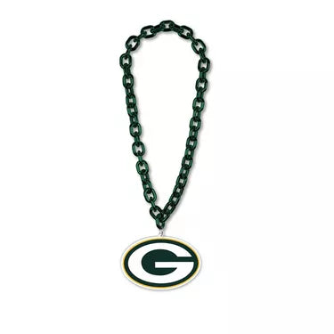 Green Bay Packers Wincraft Oversized Fan Chain Logo Necklace