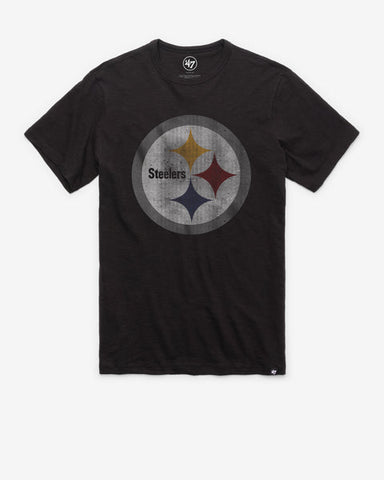 Pittsburgh Steelers Grit Scrum ‘47 Brand T-Shirt - Black