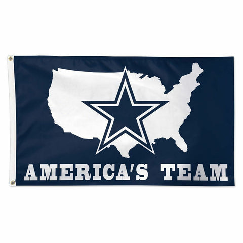 Dallas Cowboys Official WinCraft NFL Cowboys America’s Team 3’ X 5’ Brass Grommets Deluxe Flag