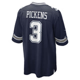 George Pickens Dallas Cowboys Official Nike Game Day Jersey - Navy