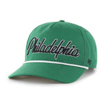 Philadelphia Eagles Adult Kelly Green Rope ‘47 Brand Overhand Hitch Adjustable Snapback Hat Cap