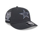 Dallas Cowboys 2024 Charcoal Draft Day New Era 9FIFTY Trucker Snapback Hat Cap