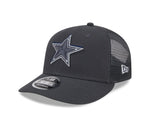 Dallas Cowboys 2024 Charcoal Draft Day New Era 9FIFTY Trucker Snapback Hat Cap