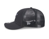 Dallas Cowboys 2024 Charcoal Draft Day New Era 9FIFTY Trucker Snapback Hat Cap