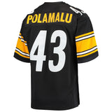 Troy Polamalu Pittsburgh Steelers 2007 Authentic NFL Adult Mitchell & Ness Throwback Retired Stitched Player Jersey