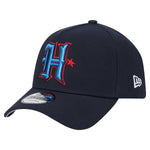 Houston Texans Alternate Logo Official NFL New Era 9FORTY A Frame Adjustable SnapBack Hat Cap - Navy