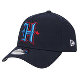 Houston Texans Alternate Logo Official NFL New Era 9FORTY A Frame Adjustable SnapBack Hat Cap - Navy