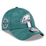 Philadelphia Eagles Midnight Green 2024 Sideline New Era 9FORTY Stretch-Snap Hat