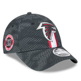 Atlanta Falcons Black 2024 Sideline New Era 9FORTY Stretch-Snap Hat
