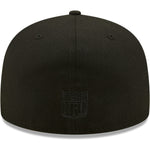 Philadelphia Eagles Black Out New Era 59FIFTY Fitted Hat