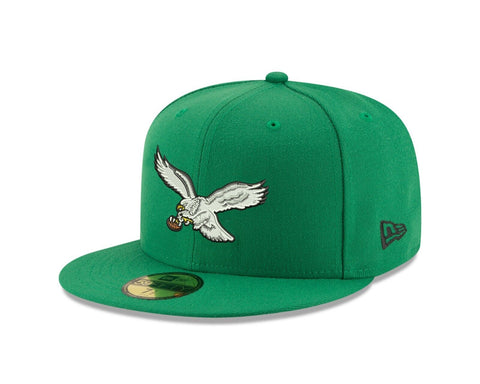 Philadelphia Eagles Classic Logo New Era 59FIFTY Fitted Hat - Kelly Green