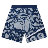 Georgetown Hoyas Mitchell & Ness Jumbotron 2.0 Sublimated Shorts