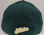 Oakland Athletics GREEN With Yellow Outline New Era 39THIRTY Flex Fit- Adult