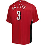 Cincinnati Reds Ken Griffey Jr. Mitchell & Ness Cooperstown Collection Pull Over Jersey- Red