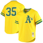 Oakland Athletics Rickey Henderson 1984 Cooperstown Collection Pullover