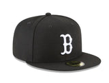 Boston Red Sox New Era 59fifty Basic Fitted Hat- Black /White