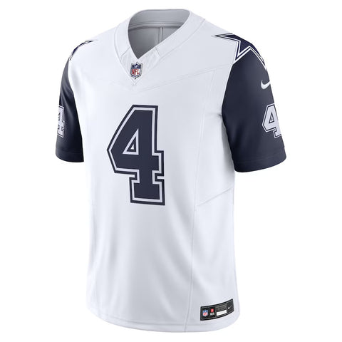 Youth Nike Dak Prescott Gray Dallas Cowboys Atmosphere Game Jersey