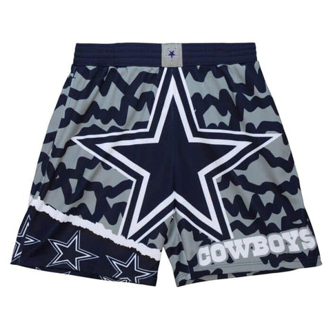 NFL Dallas Cowboys Official Mitchell & Ness Jumbotron 2.0 Sublimated Shorts