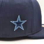 Dallas Cowboys RETRO JOE Exclusive New Era 59Fifty Fitted NFL Hat - Navy Top / Sky Bottom