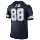 Dallas Cowboys CeeDee Lamb Official Men’s Nike Player Name & Number Game Day Jersey - Navy