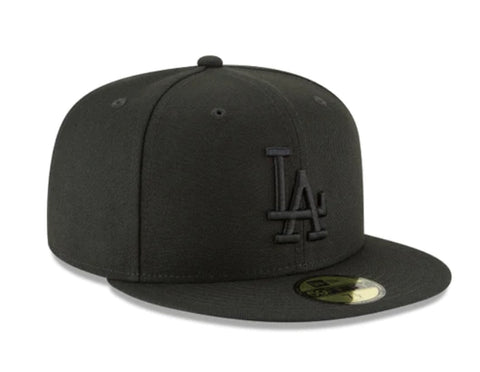 Los Angeles Dodgers New Era Basic BlackOut 59FIFTY Fitted Hat