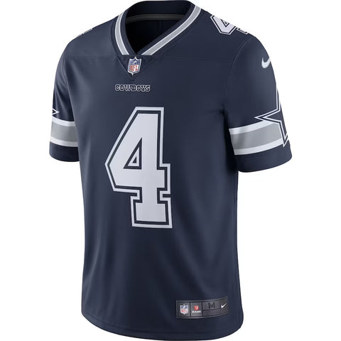 NFL Dallas Cowboys Dak Prescott Nike Navy Game Team Jersey – All