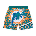 NFL Miami Dolphins Mitchell & Ness Jumbotron 2.0 Sublimated Shorts