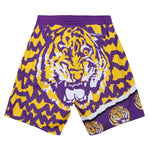 LSU Tigers Mitchell & Ness Jumbotron 2.0 Sublimated Shorts