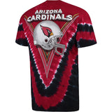 Arizona Cardinals NFL Majestic Tye-Dye, V-Dye T-Shirt