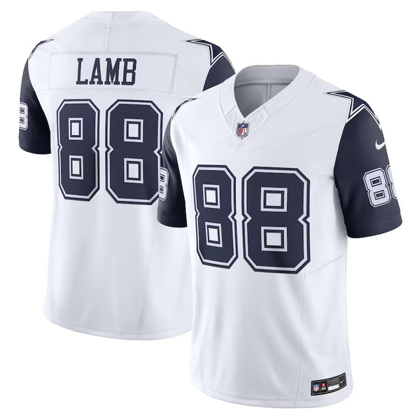 Men's Nike CeeDee Lamb Gray Dallas Cowboys Atmosphere Fashion Game Jersey