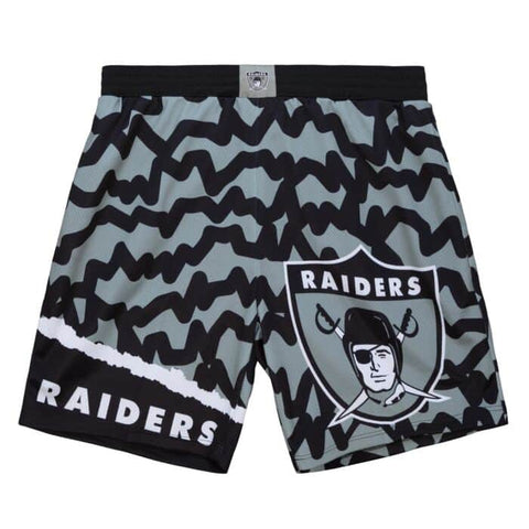 NFL Las Vegas Raiders Mitchell & Ness Jumbotron 2.0 Sublimated Shorts