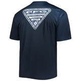 Dallas Cowboys Men’s Columbia Navy Terminal Tackle Omni-Shade T-Shirt