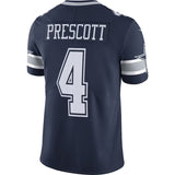 NFL Dallas Cowboys Dak Prescott Nike Navy Game Official Licensed Team Jersey