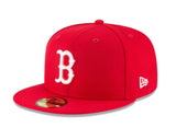 Boston Red Sox New Era 59fifty Basic Scarlet Fitted Hat