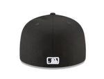 Los Angeles Dodgers New Era Basic Black and White 59FIFTY Fitted Hat