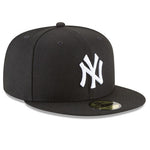 New York Yankees New Era 59FIFTY Black & White Fitted Hat