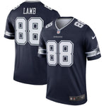 NFL Dallas Cowboys CeeDee Lamb Nike Navy Game Team Jersey
