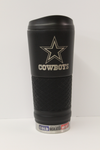 Dallas Cowboys NFL 24oz Tumbler Matte Black Stealth Metal