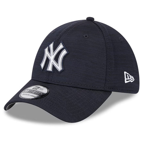 New York Yankees New Era 2023 Clubhouse 39THIRTY Stretch Fit Hat- Navy Blue
