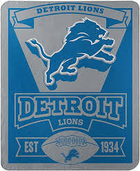 Detroit Lions Fleece Throw Blanket